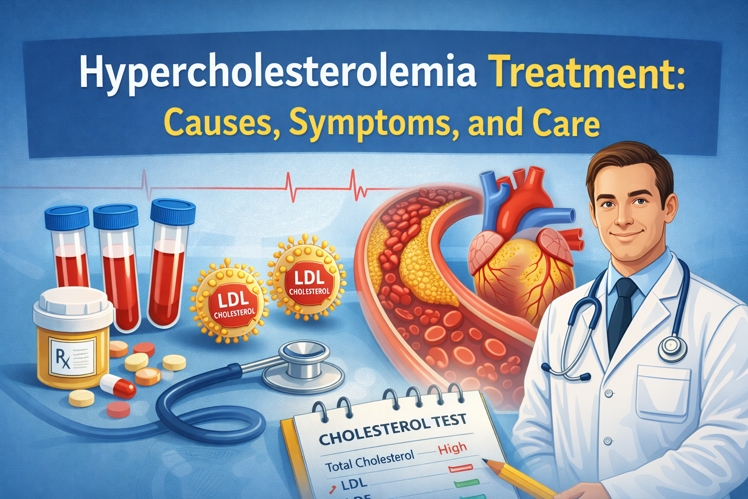 Hypercholesterolemia Treatment Causes, Symptoms, and Care
